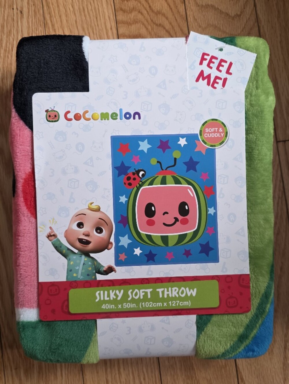 CoComelon Silky Soft Plush Throw Blanket